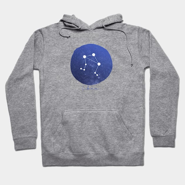 Libra Starry Sky Hoodie by sophiesconcepts